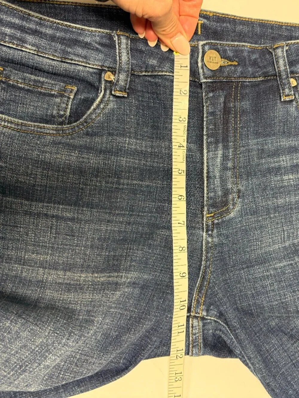 Kut from the Kloth Ankle Straight Leg Jeans - Picture 15 of 16